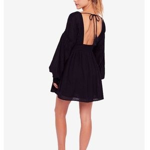 Free People Dresses - NWT Free People Open Back Mini A-Line Dress Free People Dresses - NWT Free People Open Back Mini A-Line Dress